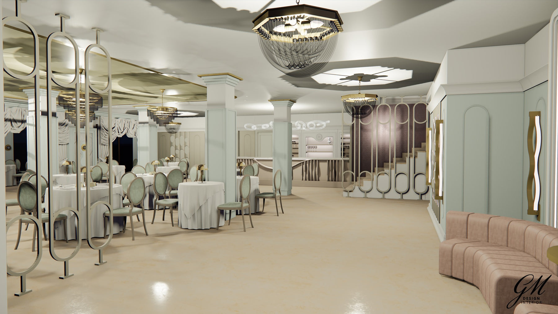 Proiect Design Interior- Sală de evenimente