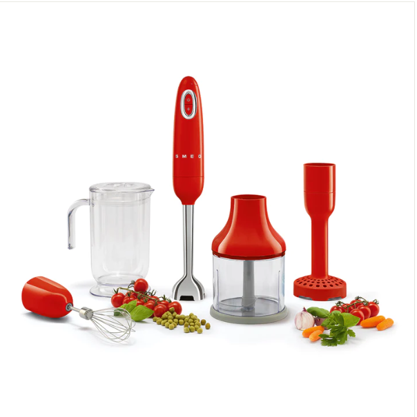 Blender cu accesorii HBF22RDEU, Smeg