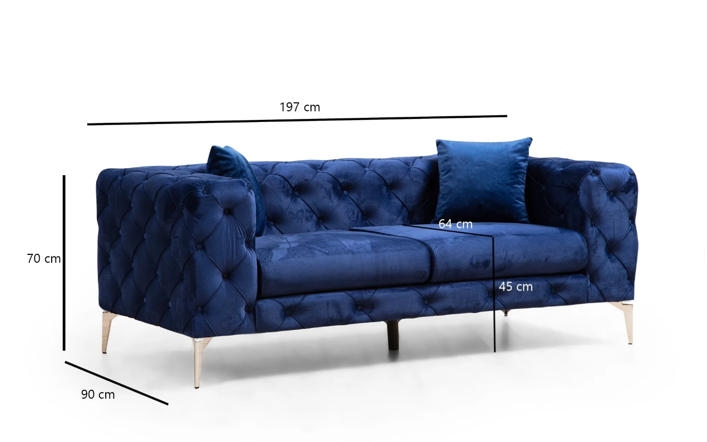Canapea Como Navy blue