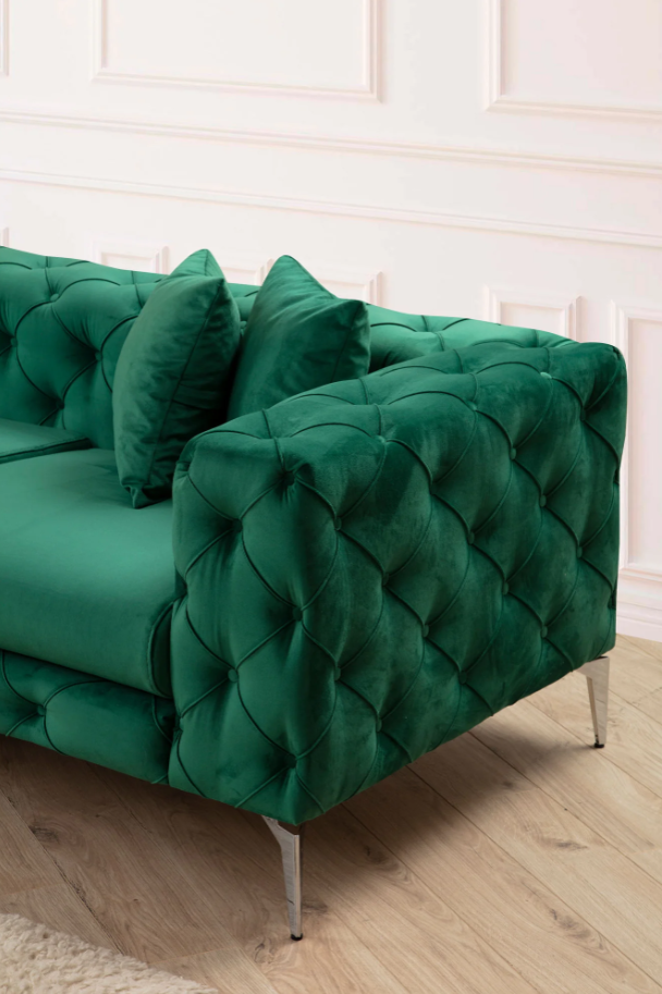 Coltar Como Dreapta - Verde Smarald