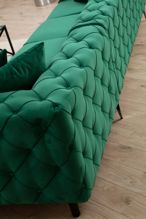Coltar Como Dreapta - Verde Smarald