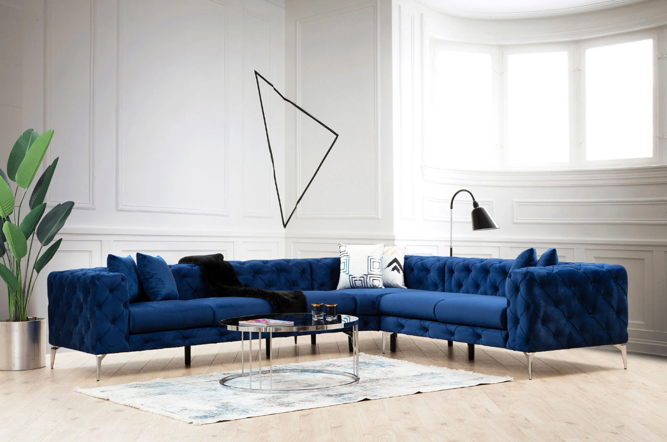 Coltar Como Stanga - Navy Blue
