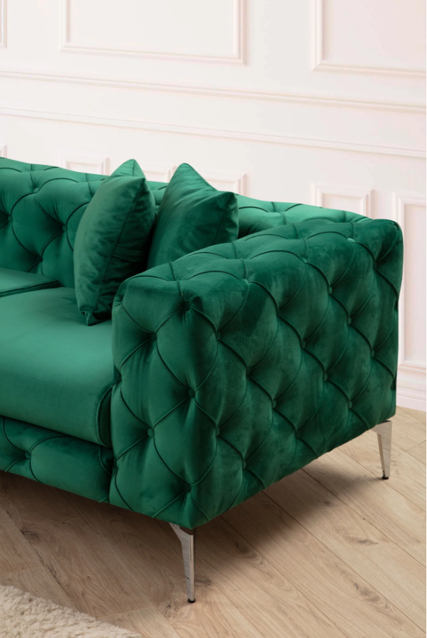 Coltar Como Stanga - Verde Smarald