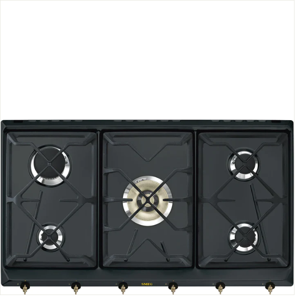 Plită gaz Coloniale SRV896AOGH, Smeg
