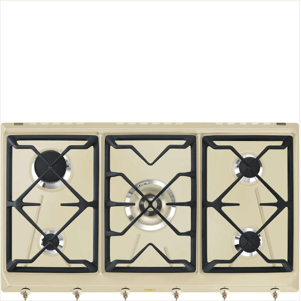 Plită gaz Coloniale SRV896POGH, Smeg