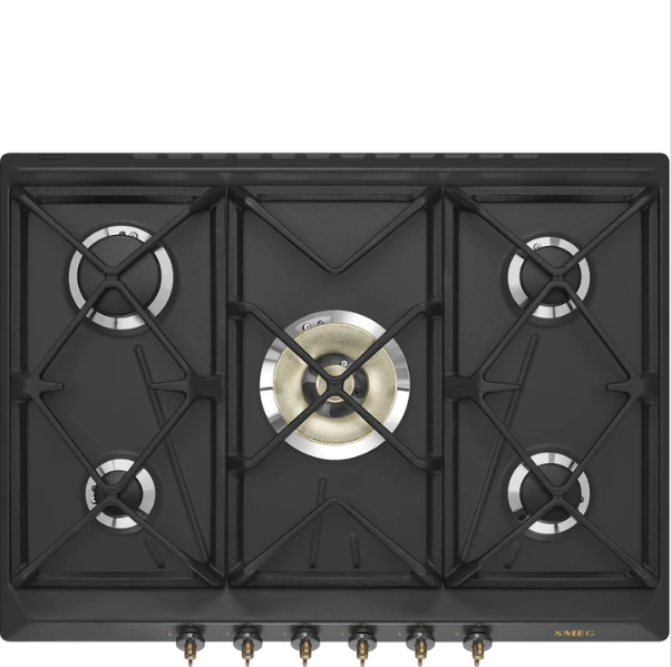 Plită gaz Coloniale SRV876AOGH, Smeg