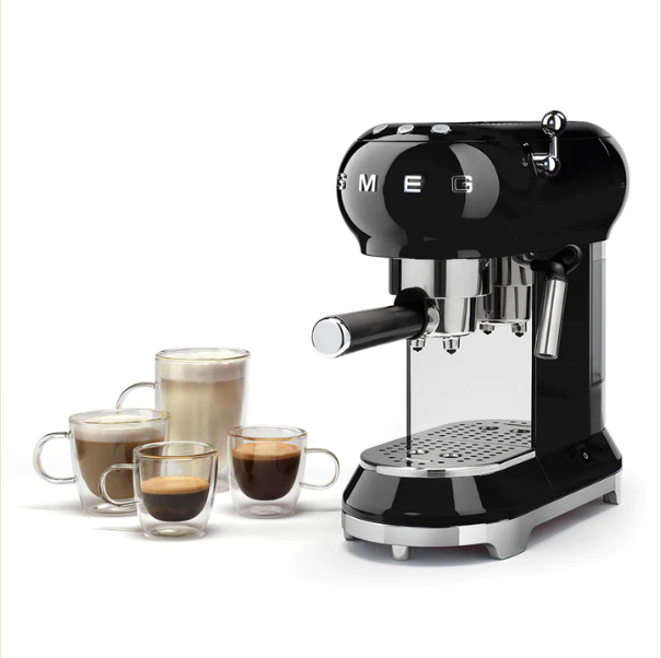Espressor de cafea ECF02BLEU, Smeg