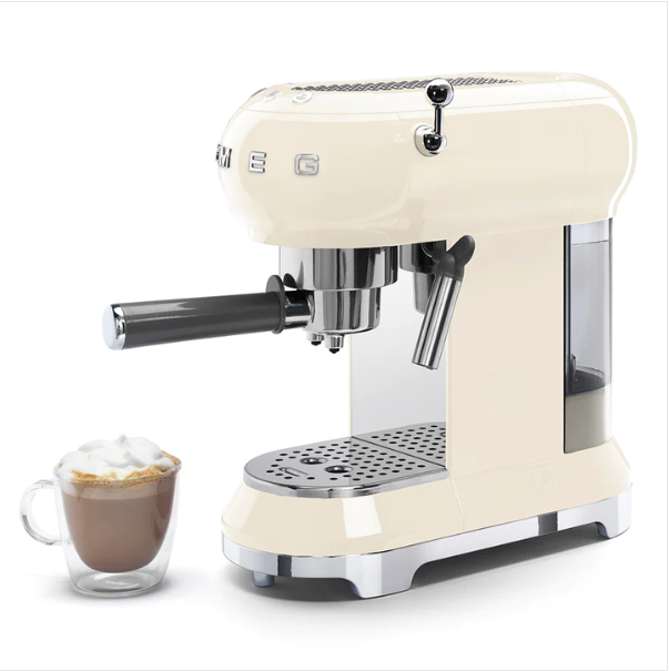 Espressor de cafea ECF02CREU, Smeg
