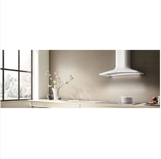 Hotă Albă Sweet Montaj Pe Perete 85cm WHITE/A/85+CAM, Elica