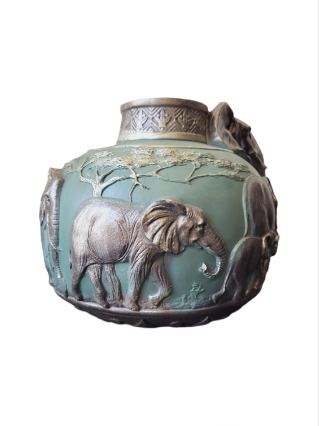 Vaza decorativă elefant