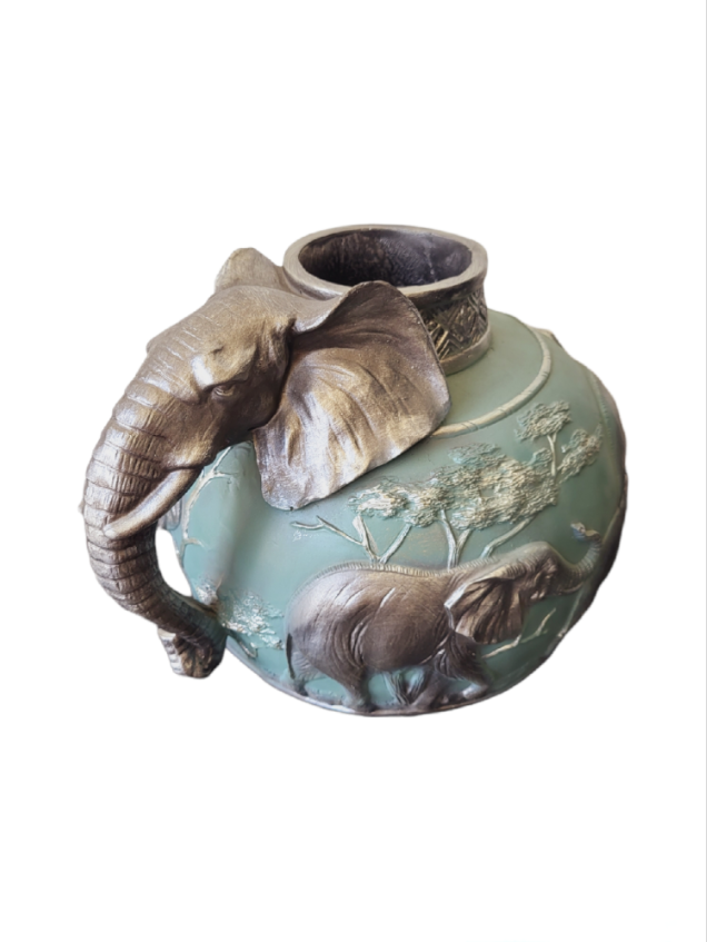 Vaza decorativă elefant